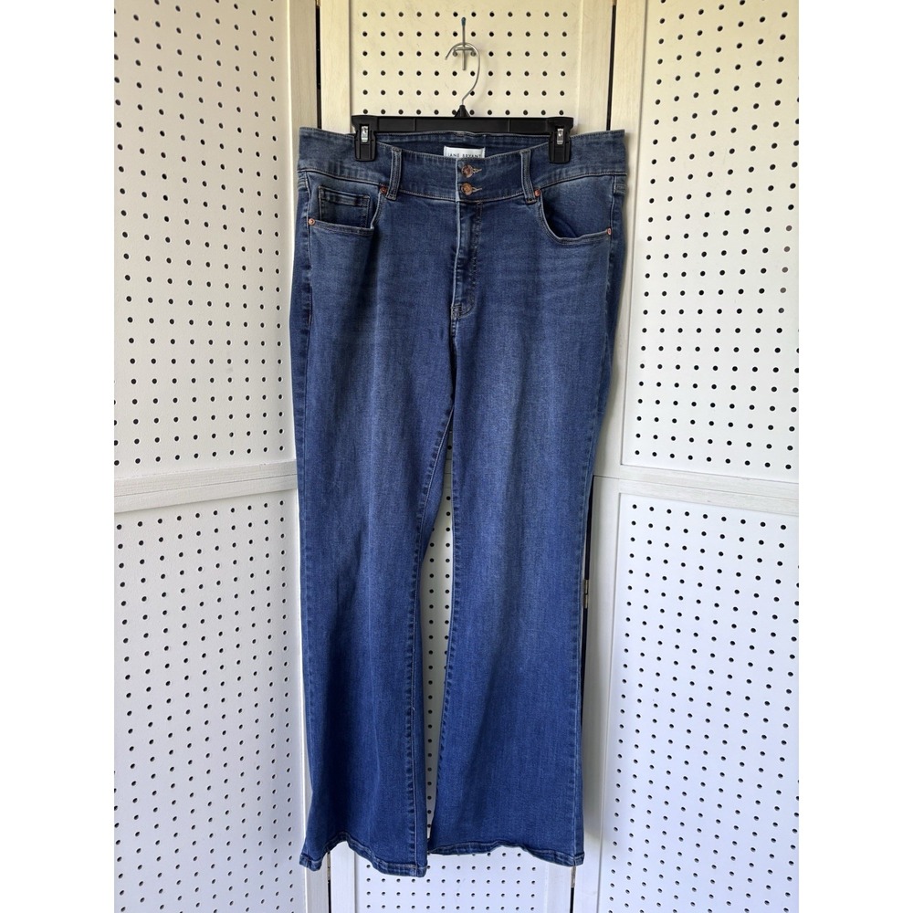 Lane Bryant Womens 16 Blue Jeans Flex Magic Waistband High Rise Boot Cut
